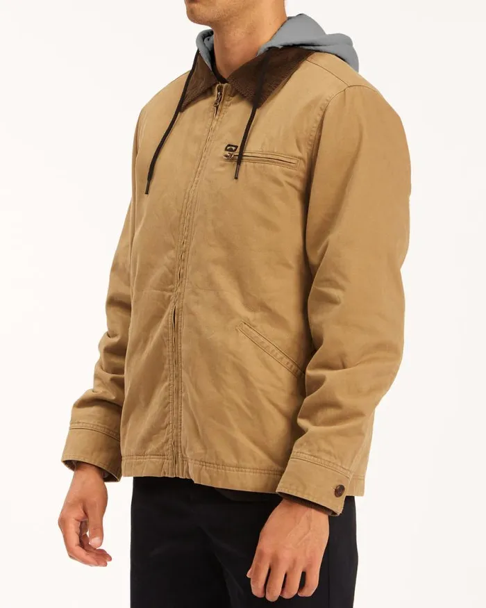 Billabong Jackets Barlow Hooded Jacket Clay 8211 Men Billabong Jackets Barlow Hooded Jacket Clay 8211 Men