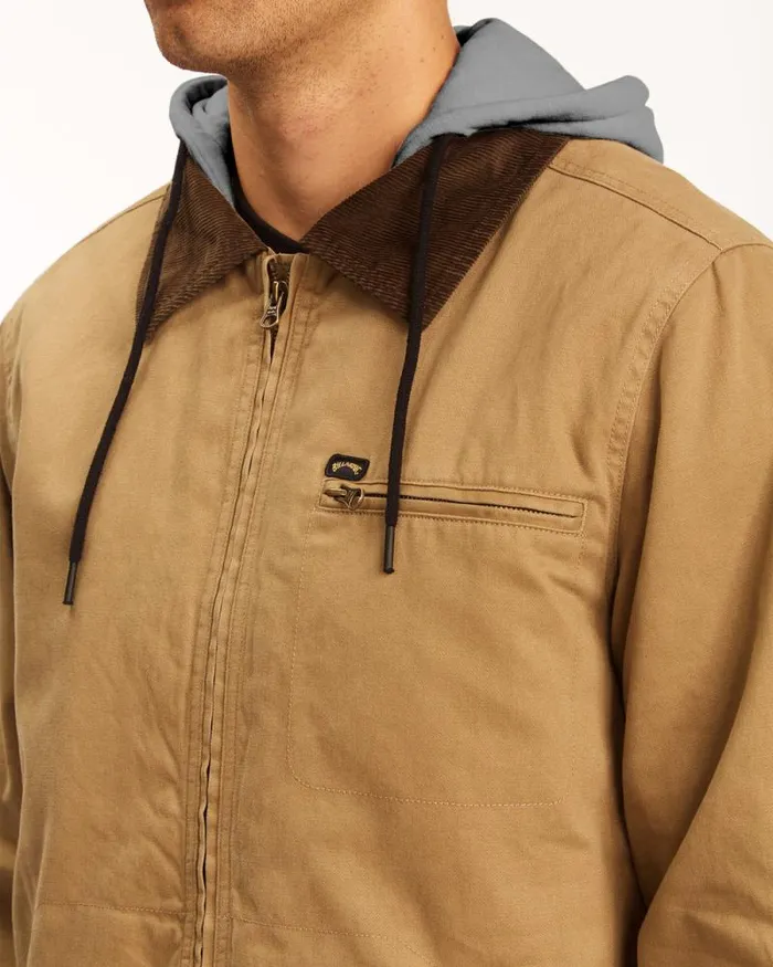 Billabong Jackets Barlow Hooded Jacket Clay 8211 Men Billabong Jackets Barlow Hooded Jacket Clay 8211 Men