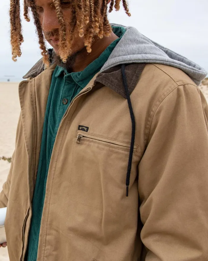 Billabong Jackets Barlow Hooded Jacket Clay 8211 Men Billabong Jackets Barlow Hooded Jacket Clay 8211 Men