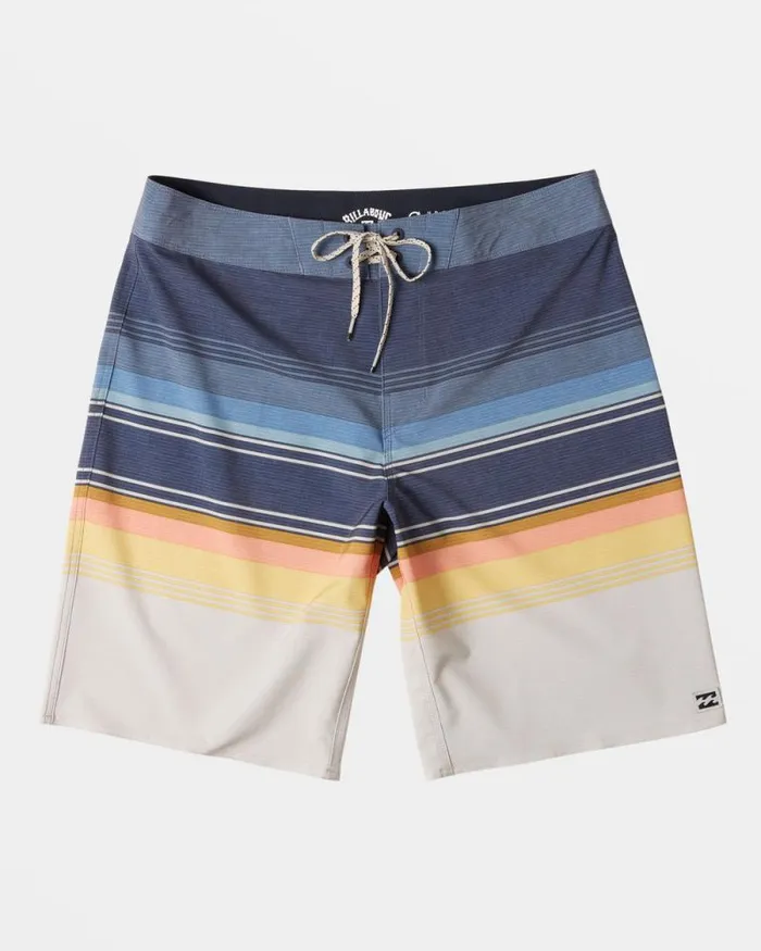 Billabong Long Length 18034 8211 21034 All Day Stripe Pro 20034 Boardshorts Dusty Navy 8211 Men