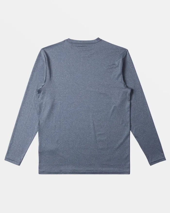 Billabong Rashguards and Surf Tees Unity Loose Fit Long Sleeve Surf Tee Navy Heather 8211 Men Billabong Rashguards and Surf Tees Unity Loose Fit Long Sleeve Surf Tee Navy Heather 8211 Men