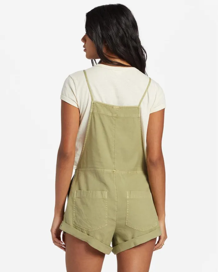Billabong Rompers and Jumpsuits Wild Pursuit Romper Avocado 8211 Women Billabong Rompers and Jumpsuits Wild Pursuit Romper Avocado 8211 Women
