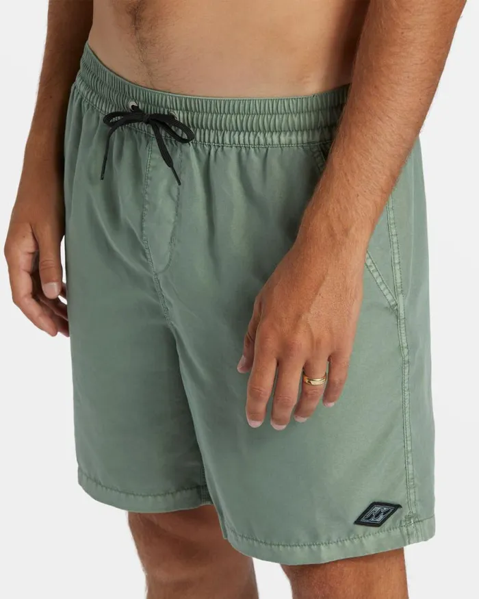 Billabong Short Length 16034 8211 175034 All Day Overdyed Layback 17034 Swim Trunks Sage 8211 Men Billabong Short Length 16034 8211 175034 All Day Overdyed Layback 17034 Swim Trunks Sage 8211 Men
