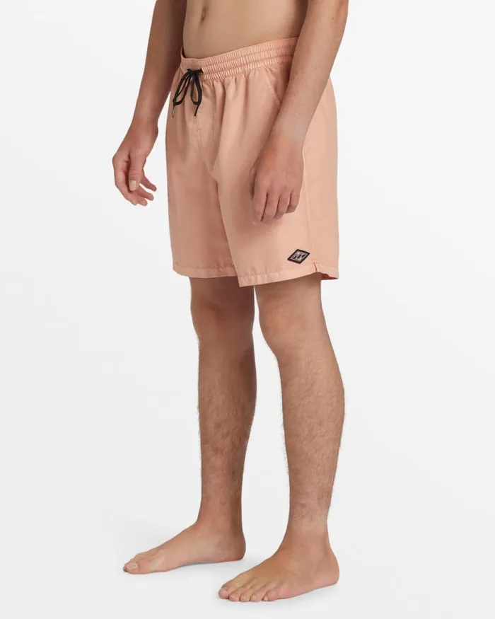 Billabong Shorts All Day Overdyed Layback 17034 Swim Trunks Dusty Melon 8211 Men Billabong Shorts All Day Overdyed Layback 17034 Swim Trunks Dusty Melon 8211 Men