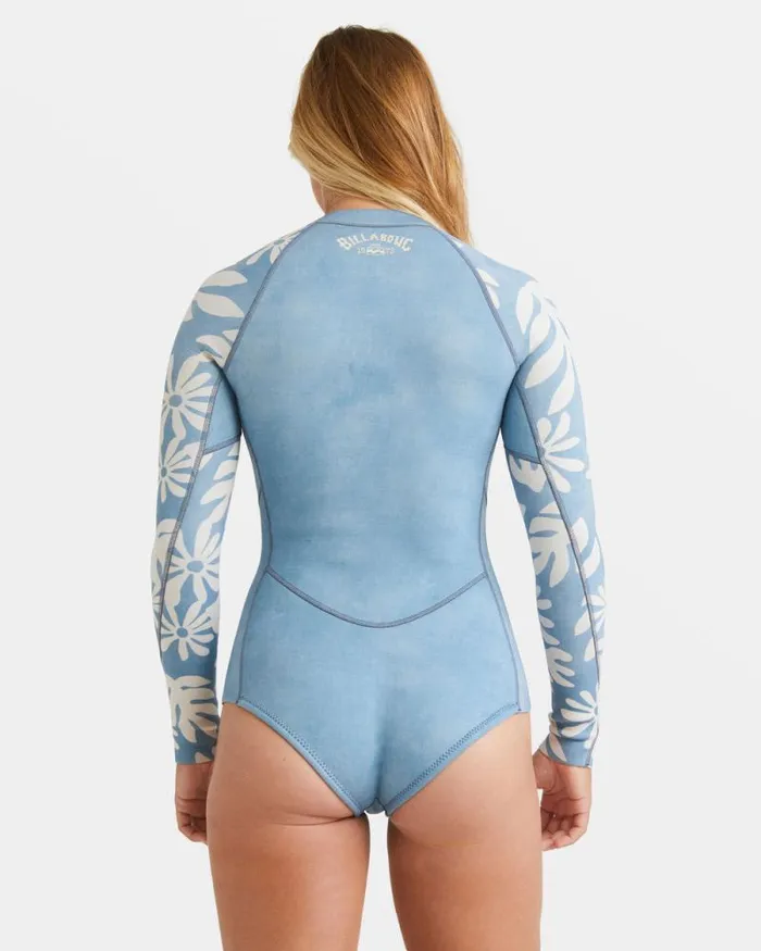 Billabong Springsuits 22mm Salty Dayz Natural Upcycler Front Zip Long Sleeve Springsuit Blue Shadow 8211 Women Billabong Springsuits 22mm Salty Dayz Natural Upcycler Front Zip Long Sleeve Springsuit Blue Shadow 8211 Women