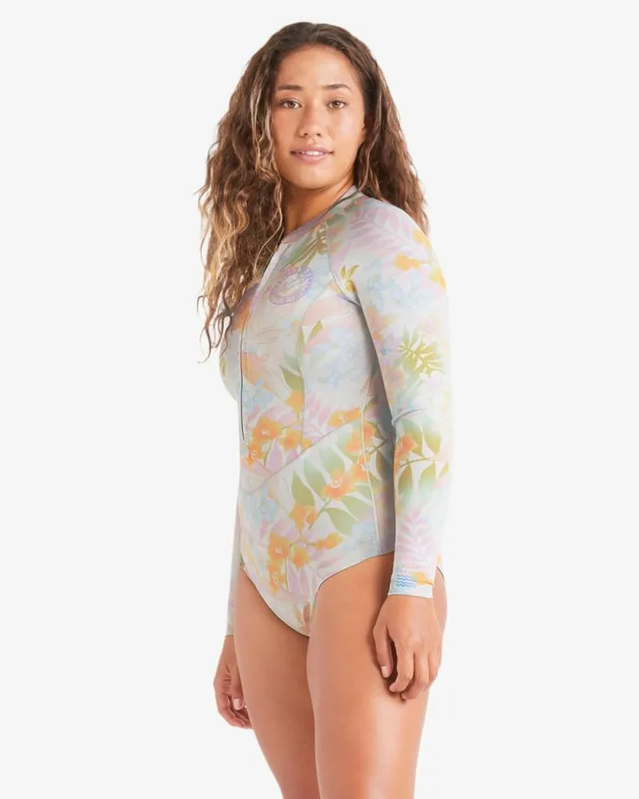 Billabong Springsuits Salty Dayz Light Long Sleeve Spring Wetsuit Peaceful Palms 8211 Women Billabong Springsuits Salty Dayz Light Long Sleeve Spring Wetsuit Peaceful Palms 8211 Women