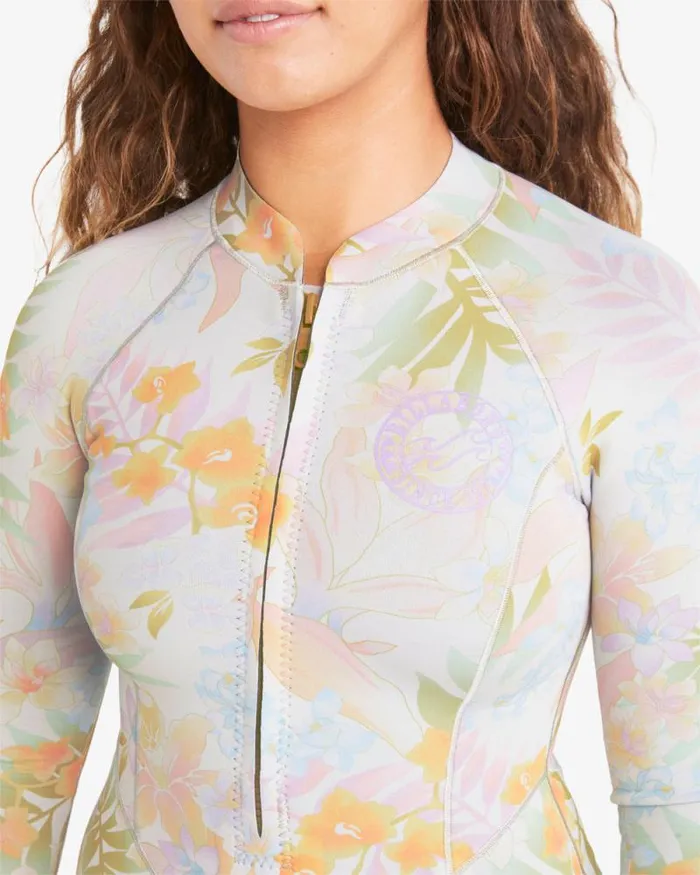 Billabong Springsuits Salty Dayz Light Long Sleeve Spring Wetsuit Peaceful Palms 8211 Women Billabong Springsuits Salty Dayz Light Long Sleeve Spring Wetsuit Peaceful Palms 8211 Women