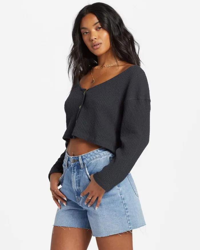 Billabong Sweaters Easy As Knit Black Sands 8211 Women Billabong Sweaters Easy As Knit Black Sands 8211 Women