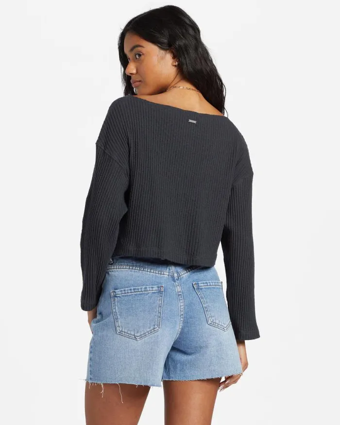 Billabong Sweaters Easy As Knit Black Sands 8211 Women Billabong Sweaters Easy As Knit Black Sands 8211 Women