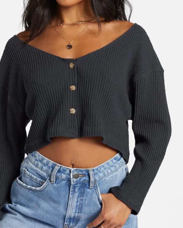 Billabong Sweaters Easy As Knit Black Sands 8211 Women Billabong Sweaters Easy As Knit Black Sands 8211 Women