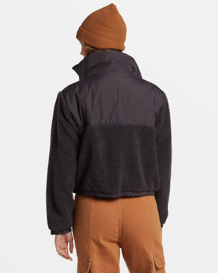 Billabong Sweatshirts and Fleece Lost Trails Jacket Black Sands 8211 Women Billabong Sweatshirts and Fleece Lost Trails Jacket Black Sands 8211 Women