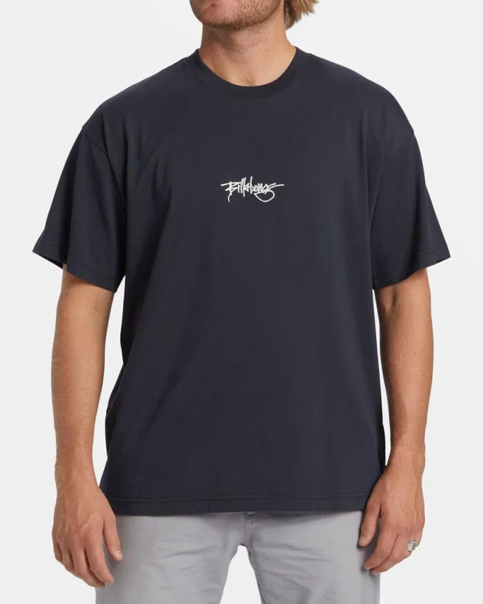 Billabong TShirts Identity TShirt Washed Black 8211 Men Billabong TShirts Identity TShirt Washed Black 8211 Men