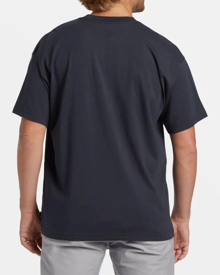 Billabong TShirts Identity TShirt Washed Black 8211 Men Billabong TShirts Identity TShirt Washed Black 8211 Men