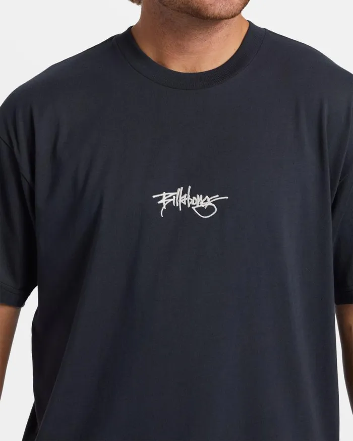 Billabong TShirts Identity TShirt Washed Black 8211 Men Billabong TShirts Identity TShirt Washed Black 8211 Men