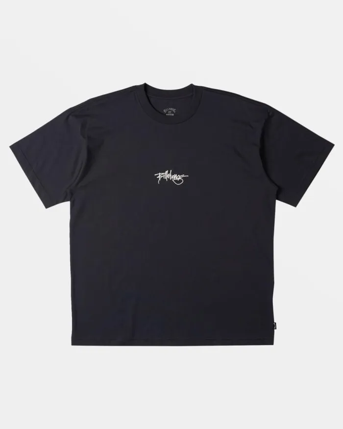 Billabong TShirts Identity TShirt Washed Black 8211 Men Billabong TShirts Identity TShirt Washed Black 8211 Men