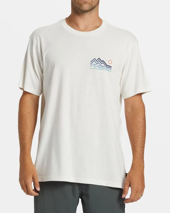 Billabong TShirts Range TShirt Off White 8211 Men Billabong TShirts Range TShirt Off White 8211 Men