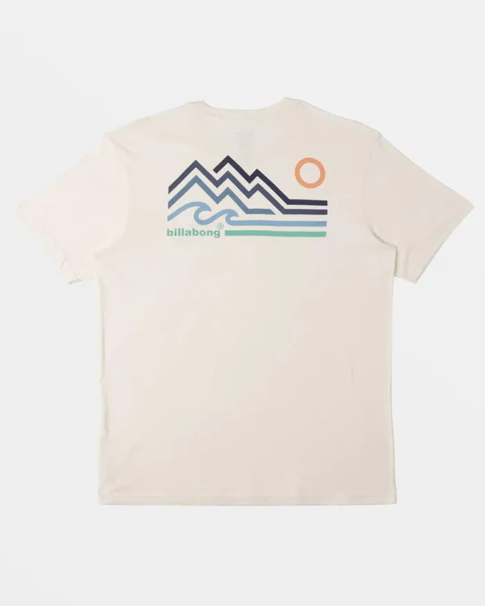 Billabong TShirts Range TShirt Off White 8211 Men Billabong TShirts Range TShirt Off White 8211 Men