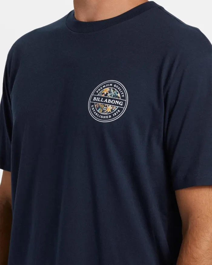 Billabong TShirts Rotor Tshirt Navy 8211 Men Billabong TShirts Rotor Tshirt Navy 8211 Men
