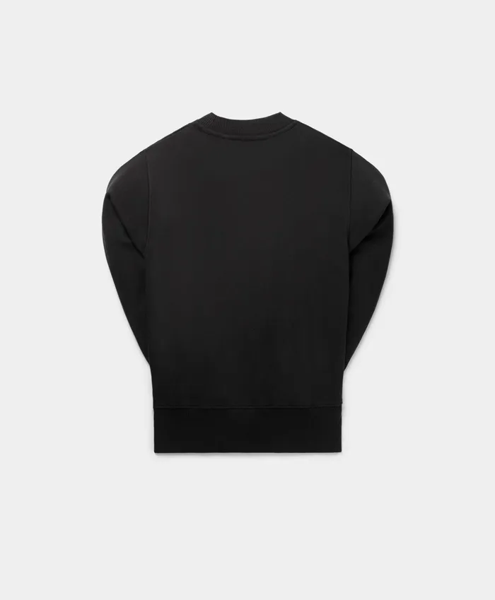 Black Evvie Circle Sweater Black Women Daily Paper Hoodies and Sweaters