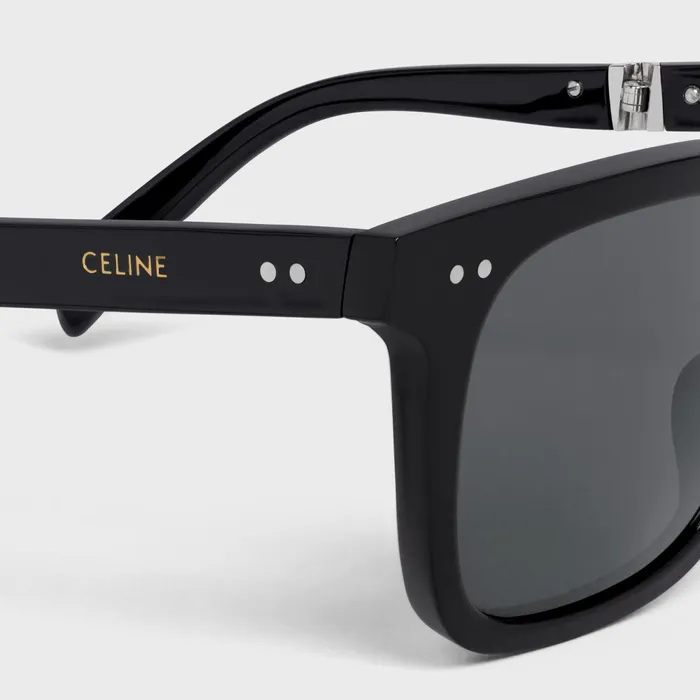 Black Frame 44 Sunglasses In Acetate With Metal Black Men CELINE SUNGLASSES Black Frame 44 Sunglasses In Acetate With Metal Black Men CELINE SUNGLASSES