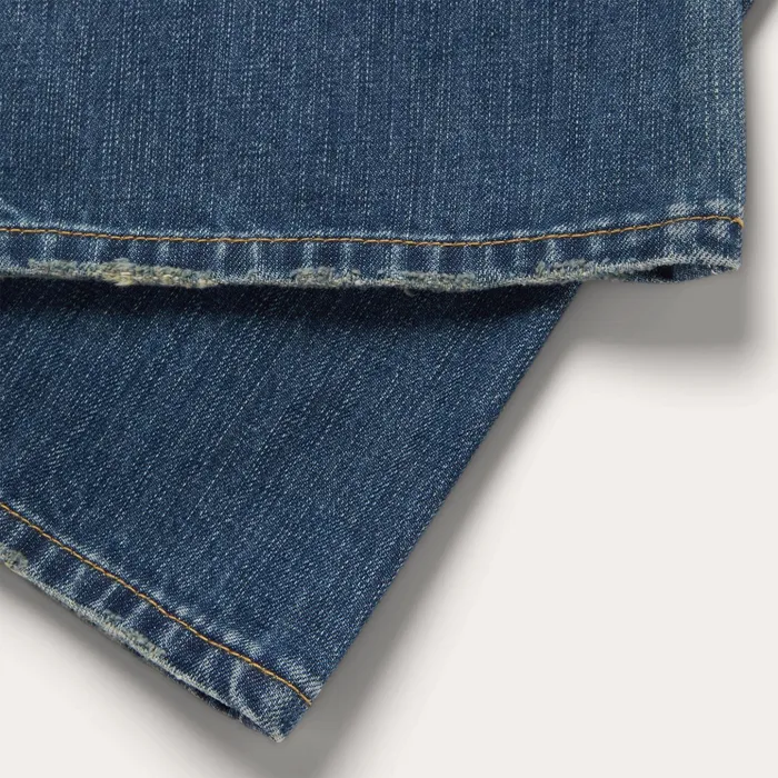Boot Cut Men Stetson 1014 Rocker Fit Jean Blue