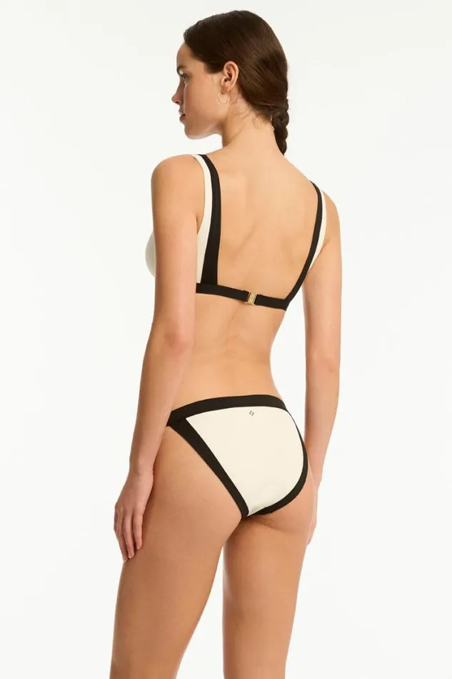 Border Plunge Bralette Border Coconut Women Sea Level Tops