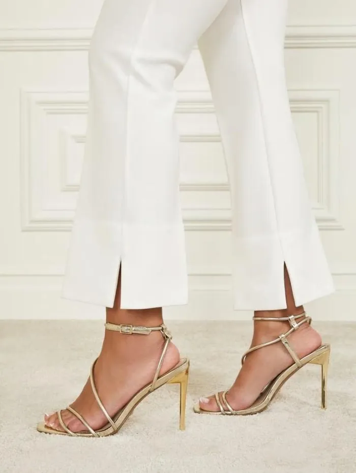Bottoms Women Marciano Braxton Pant Pale Pearl Bottoms Women Marciano Braxton Pant Pale Pearl