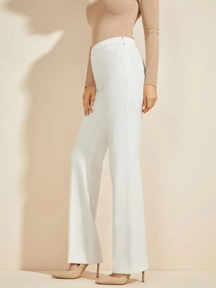 Bottoms Women Marciano Brigitte Pant Warm White Bottoms Women Marciano Brigitte Pant Warm White