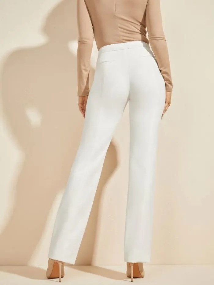 Bottoms Women Marciano Brigitte Pant Warm White Bottoms Women Marciano Brigitte Pant Warm White