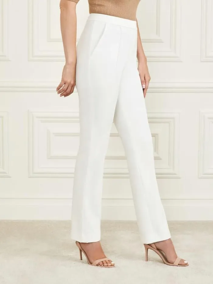 Bottoms Women Marciano Logan Straight Leg Pant Sandy Shore Bottoms Women Marciano Logan Straight Leg Pant Sandy Shore