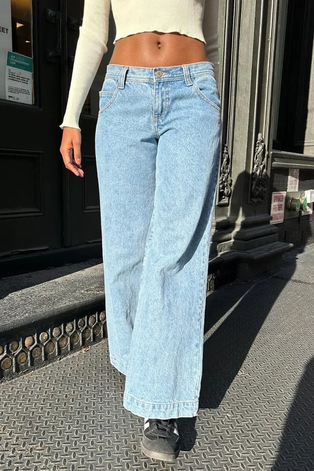 Brandy Melville Bottoms Gracie Jeans Light Denim 8211 Women