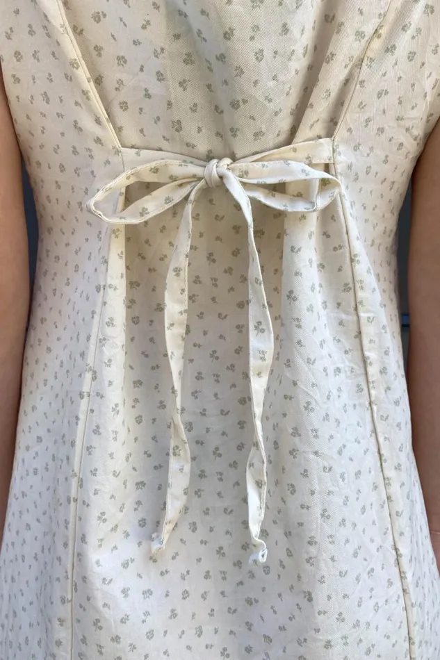 Brandy Melville Florals Arianna Floral Dress Sage Ivory Flowers 8211 Women