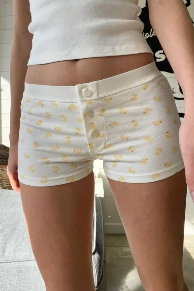 Brandy Melville Intimates Boyshort Duck Underwear White 8211 Women