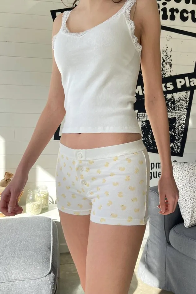 Brandy Melville Intimates Boyshort Duck Underwear White 8211 Women