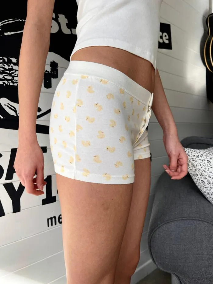 Brandy Melville Intimates Boyshort Duck Underwear White 8211 Women
