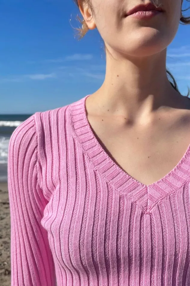 Brandy Melville Sweaters Milena Cotton Sweater Bubblegum Pink 8211 Women