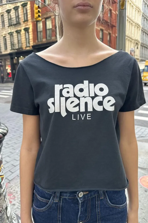 Brandy Melville Tops Robyn Radio Silence Top Black 8211 Women