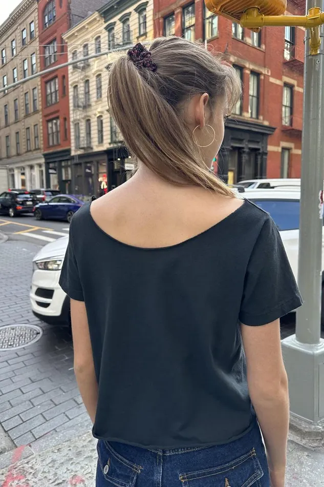 Brandy Melville Tops Robyn Radio Silence Top Black 8211 Women