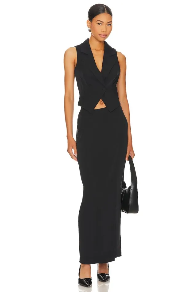 Brodie Maxi Skirt Black Women Lovers and Friends Skirts