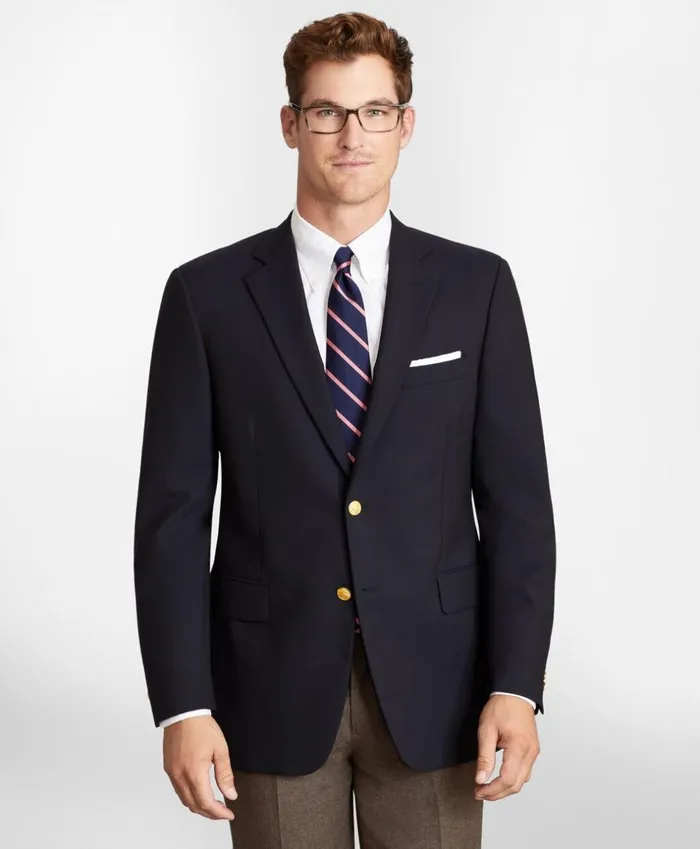 Brooks Brothers Blazers Madison Fit TwoButton Classic 1818 Blazer Navy 8211 Men Brooks Brothers Blazers Madison Fit TwoButton Classic 1818 Blazer Navy 8211 Men