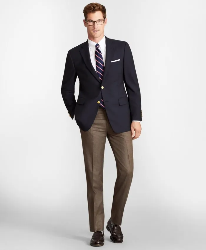 Brooks Brothers Blazers Madison Fit TwoButton Classic 1818 Blazer Navy 8211 Men Brooks Brothers Blazers Madison Fit TwoButton Classic 1818 Blazer Navy 8211 Men