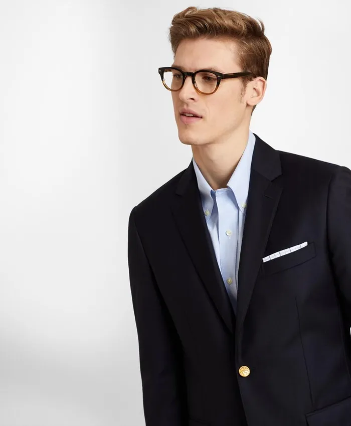 Brooks Brothers Blazers Milano Fit TwoButton Blazer Dark Navy 8211 Men Brooks Brothers Blazers Milano Fit TwoButton Blazer Dark Navy 8211 Men