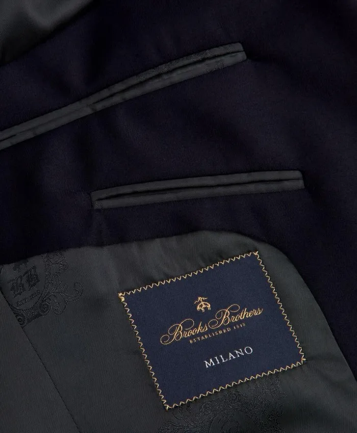 Brooks Brothers Blazers Milano Fit TwoButton Blazer Dark Navy 8211 Men Brooks Brothers Blazers Milano Fit TwoButton Blazer Dark Navy 8211 Men