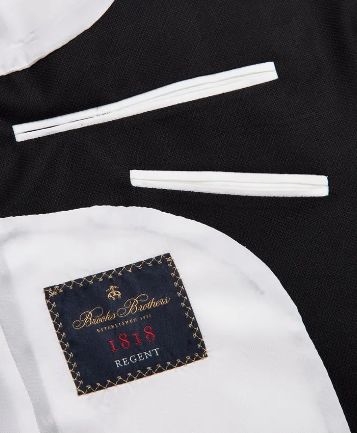 Brooks Brothers Blazers Regent Fit ThreeButton Blazer Black 8211 Men Brooks Brothers Blazers Regent Fit ThreeButton Blazer Black 8211 Men