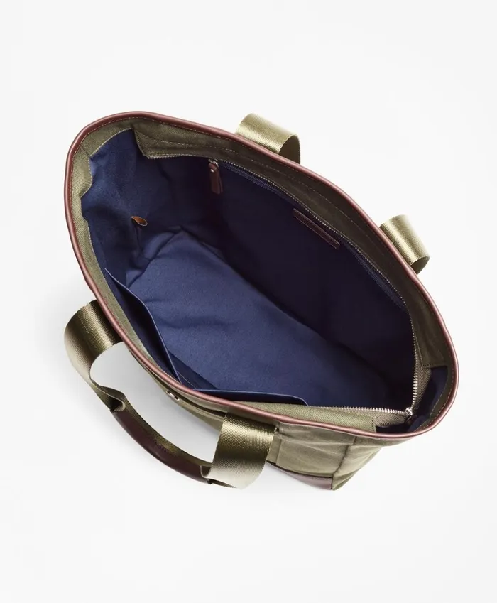 Brooks Brothers Briefcases and Luggage Canvas Tote Bag Green 8211 Men Brooks Brothers Briefcases and Luggage Canvas Tote Bag Green 8211 Men