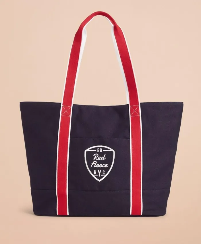 Brooks Brothers Briefcases and Luggage Red Fleece NYC Large Canvas Tote Bag Navy 8211 Men Brooks Brothers Briefcases and Luggage Red Fleece NYC Large Canvas Tote Bag Navy 8211 Men