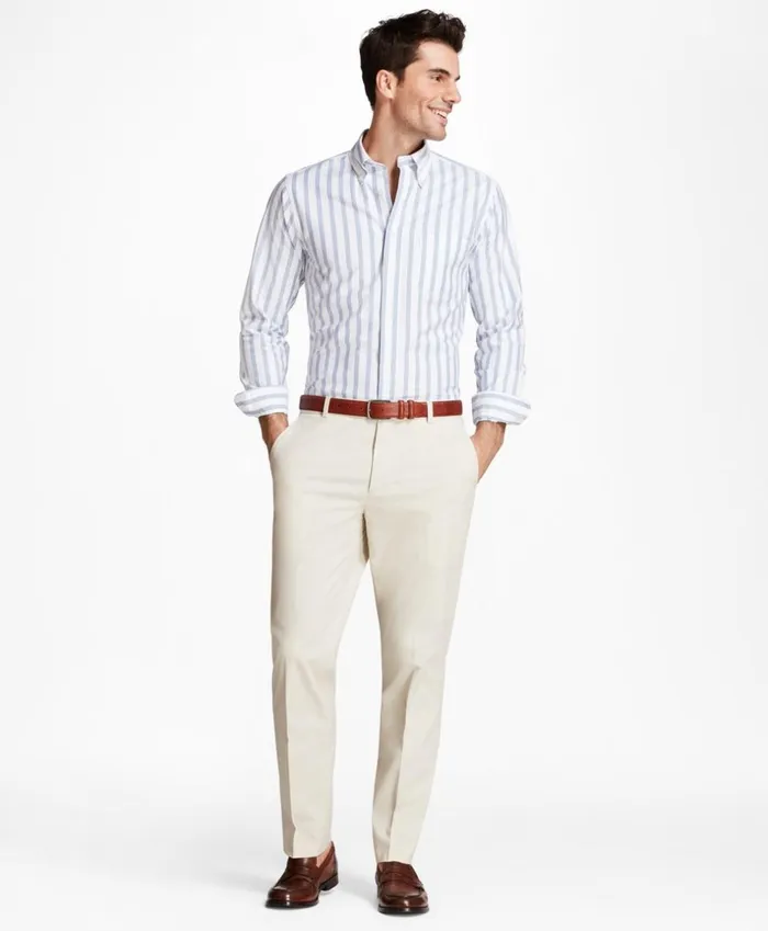 Brooks Brothers Casual Pants Milano Fit Supima Cotton Poplin Stretch Chino Pants Oatmeal 8211 Men Brooks Brothers Casual Pants Milano Fit Supima Cotton Poplin Stretch Chino Pants Oatmeal 8211 Men