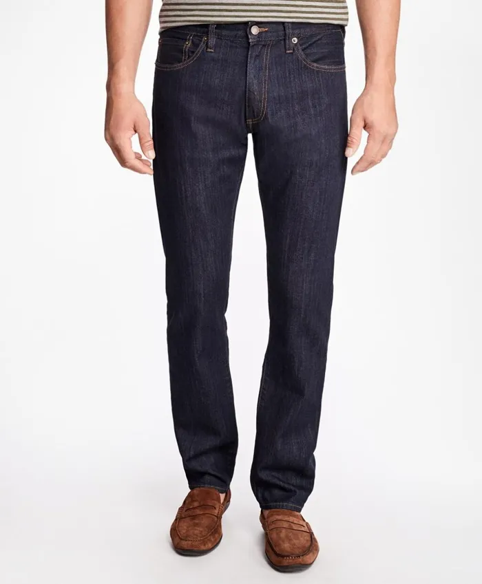 Brooks Brothers Casual Pants Supima Stretch Denim Slim Fit Jeans Dark Rinse 8211 Men
