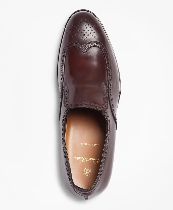 Brooks Brothers Dress and Casual Shoes 200th Anniversary LimitedEdition Golden Fleece Cordovan Wingtip Loafers Dark Brown 8211 Men Brooks Brothers Dress and Casual Shoes 200th Anniversary LimitedEdition Golden Fleece Cordovan Wingtip Loafers Dark Brown 8211 Men