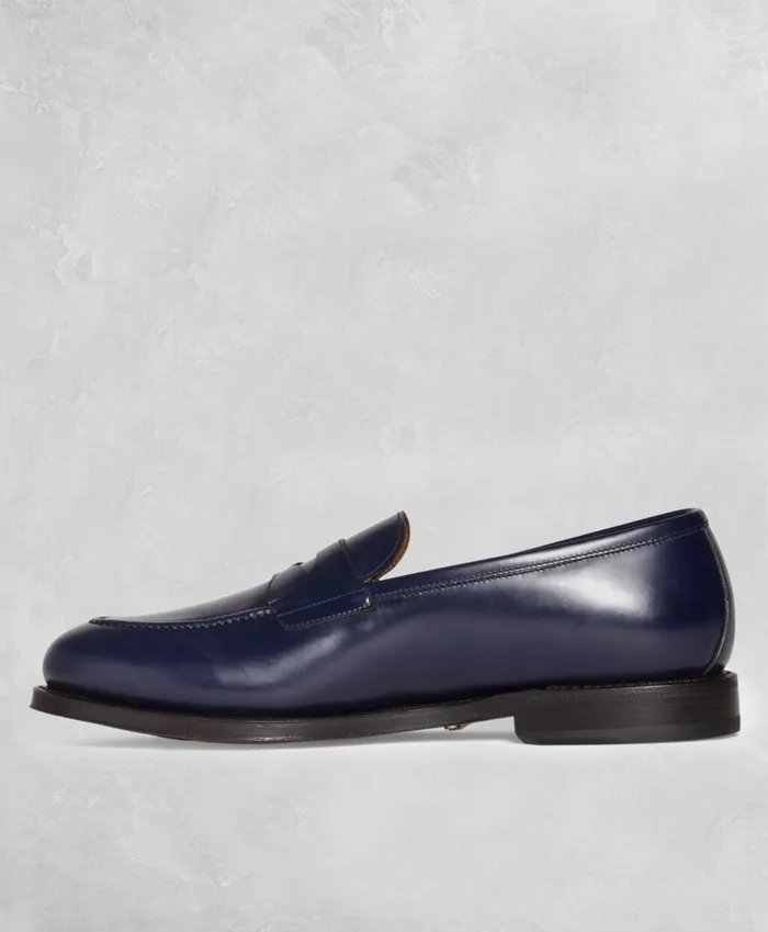 Brooks Brothers Dress and Casual Shoes Golden Fleece Penny Loafers Navy 8211 Men Brooks Brothers Dress and Casual Shoes Golden Fleece Penny Loafers Navy 8211 Men